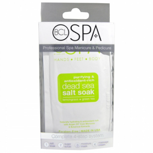 BCL, Be Care Love, Spa, Hands, Feet and Body, Purifying & Antioxidant Rich, Lemongrass plus Green Tea, 4 Piece Kit