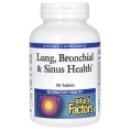 Natural Factors, Здоровье дыхательных путей (Lung, Bronchial & Sinus Health), 90 таблеток