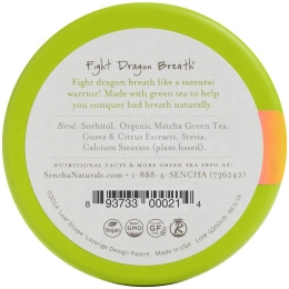 Sencha Naturals, Мятные леденцы со вкусом зеленого чая, остров Гуава, 1,2 унции (35 г)