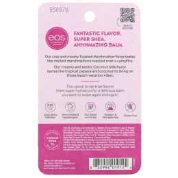 EOS, Super Soft Shea Lip Balm, Toasted Marshmallow & Coconut Milk, 2 Pack,  0.14 oz (4 g) Each