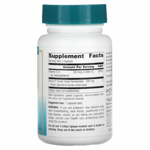 Source Naturals, EpiCor с Витамином D3 30 капсул