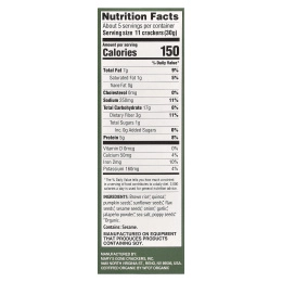 Mary's Gone Crackers, органические крекеры из суперсемена, халапеньо, средний, 156 г (5,5 унции)