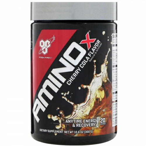 BSN, AminoX, ароматизатор вишневой колы, 300 г