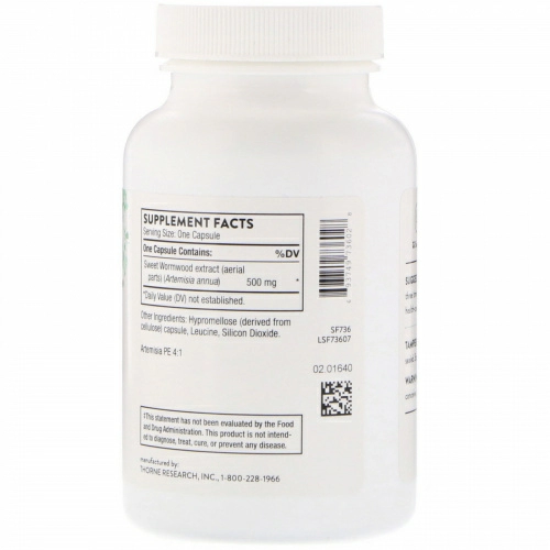 Thorne Research, Artecin, 90 Capsules