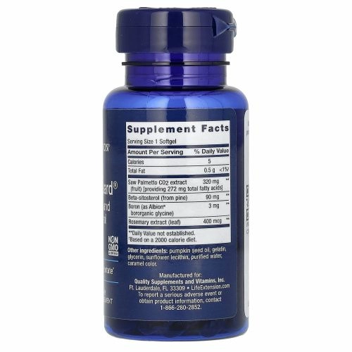 Life Extension, PalmettoGuard, сереноя с бета-ситостеролом, 30 капсул