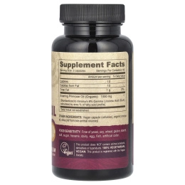 Deva, Органическое веганское масло примулы вечерней, 90 веганских капсул