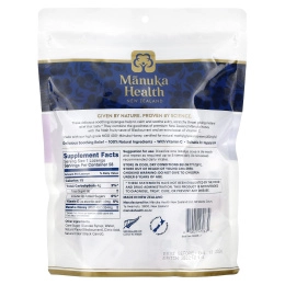 Manuka Health, Леденцы с медом Manuka, натуральная черная смородина, MGO 400+, 58 леденцов