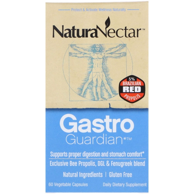 NaturaNectar, Gastro Guardian, 60 вегетарианских капсул