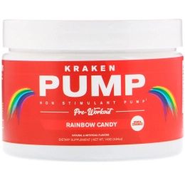 Sparta Nutrition, Kraken Pump Pre-Workout, Rainbow Candy, 4.94 oz (140 g)