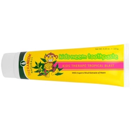 Organix South, TheraNeem Naturals, Kids Therapé, Kids Neem Toothpaste, Tropical Blast, 4.23 oz (120 g)