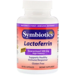 Symbiotics, Lactoferrin, 500 mg, 60 Veg Capsules