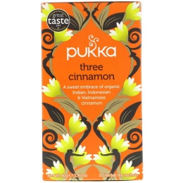 Pukka Herbs, Three Cinnamon Tea, 20 Herbal Tea Sachets, 1.41 oz (40 g)