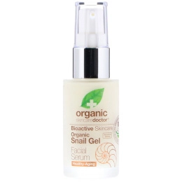 Organic Doctor, Органический сывороточный гель для лица с экстрактом секрета улитки, 1,1 ж. унц. (30 мл)