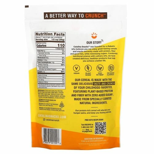 Catalina Crunch, Keto Friendly Cereal, Honey Graham, 255 г (9 унций)