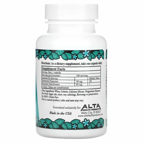 Alta Health, Калия хлорид и кремния диоксид, 100 капсул