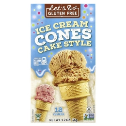 Edward & Sons, Мороженое в трубочках, без глютена, в стиле пирожного, 12 трубочек