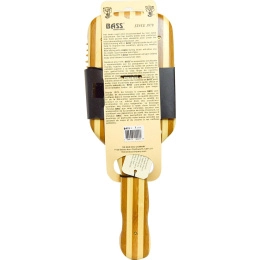 Bass Brushes, Большая прямоугольная щетка для волос с деревянной щетиной и бамбуковой ручкой, 1 щетка для волос