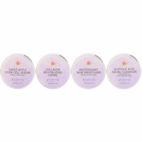 Reviva Labs, 5-Day Trial Kit, Anti-Aging, 4 Piece Kit, 0.25 oz (7 g) Each