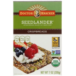 Dr. Kracker, Органические хлебцы Seedlander, 7 унц. (200 г)