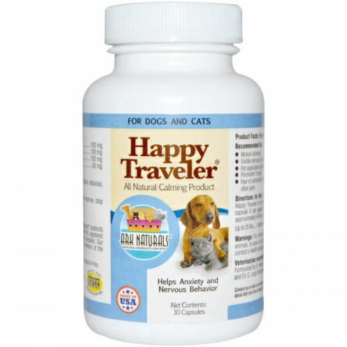 Ark Naturals, Happy Traveler, абсолютно натуральное успокоительное средство, 30 капсул