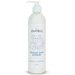 Puracy, Органический лосьон для младенцев, лаванда и грейпфрут, 12 жидких унций (355 мл)