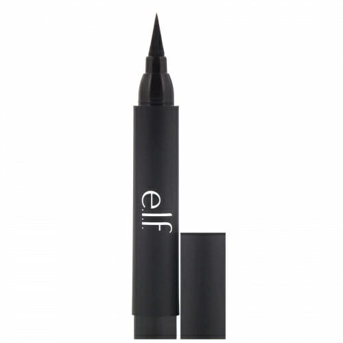 E.L.F. Cosmetics, Насыщенная подводка для глаз, оттенок "Blackest Black" ("чернейший черный"), 0,088 унции (2,5 г)