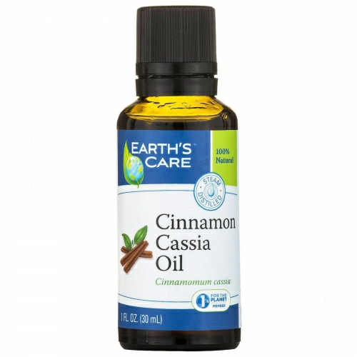 Earth's Care, Корица и масло акации, на 100% натуральное, 1 жидк. унц. (30 мл)