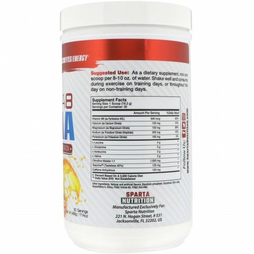 Sparta Nutrition, HYDRA8 BCAA, Mango Nectar, 17.14 oz (486 g)