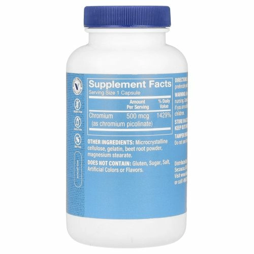 The Vitamin Shoppe, Пиколинат хрома, 500 мкг, 300 капсул