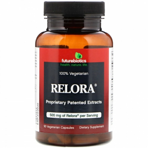 FutureBiotics, Relora, 500 mg , 90 Vegetarian Capsules