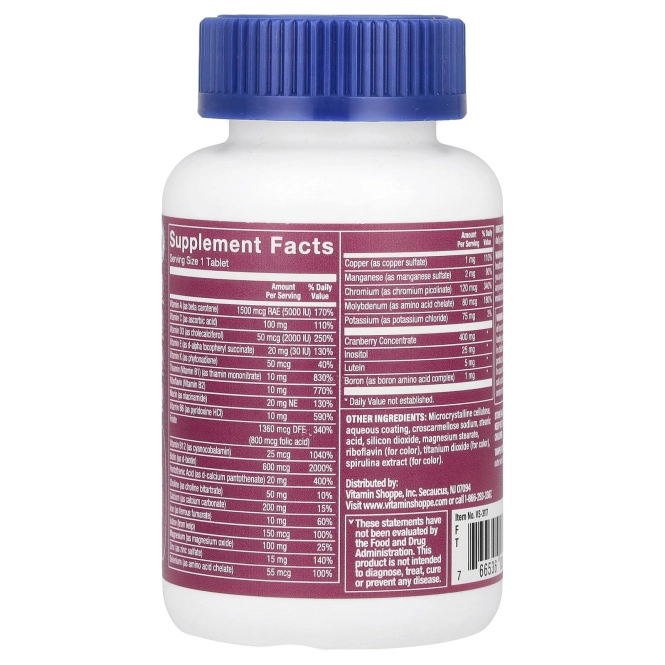 The Vitamin Shoppe, One Daily для женщин, 60 таблеток