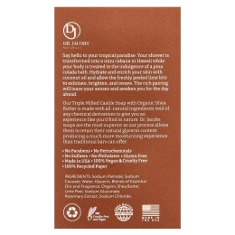 Dr. Jacobs Naturals, Отшелушивающее кастильское мыло с люфой, Coco Loco, лаймад, 142 г (5 унций)