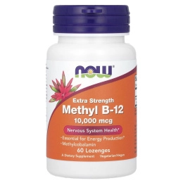 NOW Foods, Methyl B-12, Extra Strength , 10,000 mcg, 60 Lozenges