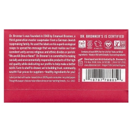 Dr. Bronner's, Чистое Кастильское мыло Розовое 5 унций