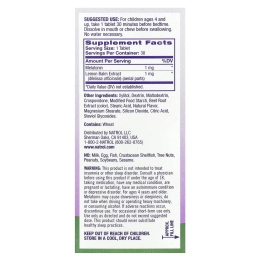 Natrol, Мелатонин, быстро растворяющийся, для детей, для детей от 4 лет, со вкусом клубники, 30 таблеток