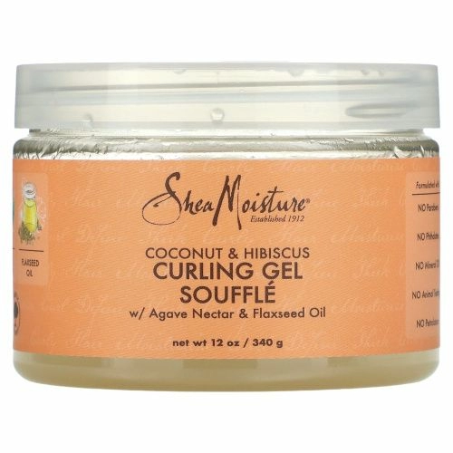 SheaMoisture, гель-суфле для вьющихся волос с кокосом и гибискусом, 340 г (12 унций)