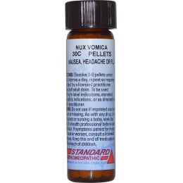 Hyland's Naturals, Standard Homeopathic, Nux Vomica, 30С, 160 гранул (1/4 унции)