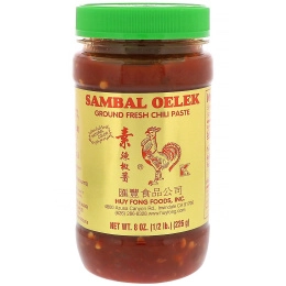 Huy Fong Foods Inc., Sambal Oelek, свежая паста чили, 8 унций (226 г)
