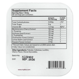 Diso, Snooze, вишня, 30 полосок для полости рта