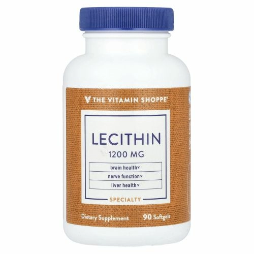The Vitamin Shoppe, Лецитин, 1200 мг, 90 мягких таблеток