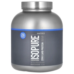 Nature's Best, IsoPure, IsoPure, белковый порошок, ноль углеводов, сливочная ваниль, 4,5 фунта (2,04 кг)