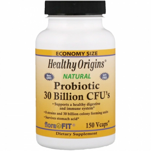  Пробиотики, Probiotic, Healthy Origins, 30 млрд КОЕ, 150 капсул