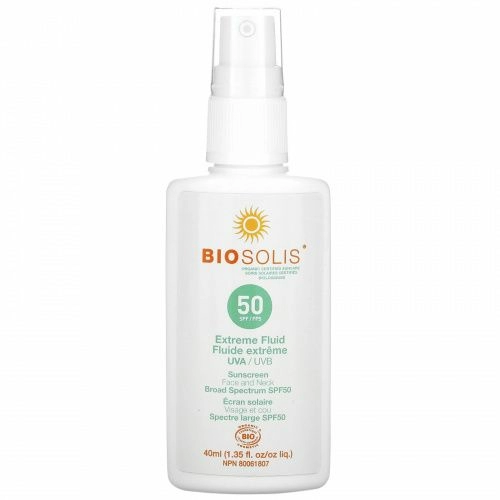 Biosolis, Extreme Fluid, солнцезащитный крем, SPF 50, 40 мл (1,35 жидк. унции)