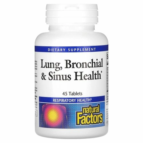 Natural Factors, Lung, Bronchial & Sinus Health, 45 таблеток