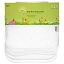 Green Sprouts, Stay Dry Burp Pads, White Set, 5 Pack