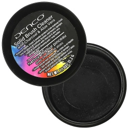 Denco, Мыло для очистки кистей с древесным углем и алоэ вера, 31,2 г (1,1 унции)