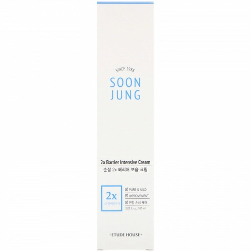 Etude, Soon Jung, 2x Barrier Intensive Cream, 2.02 fl oz (60 ml)