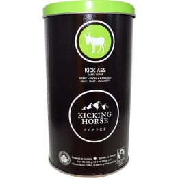Kicking Horse, Kick Ass, Цельное кофе в зернах, темное, 350 г