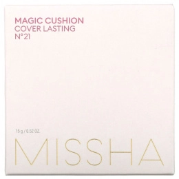Missha, Magic Cushion Cover Lasting, No. 21 Светло-бежевый, 0,52 унции (15 г)