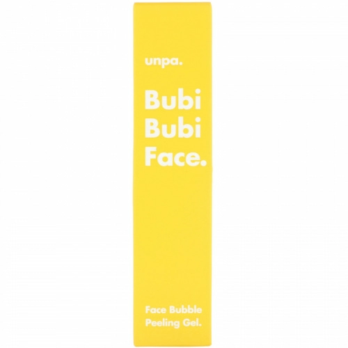 Unpa., Bubi Bubi Face, пенящийся отшелушивающий гель для лица, 50 мл